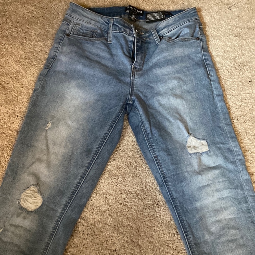 Kenneth Cole distressed jeggings